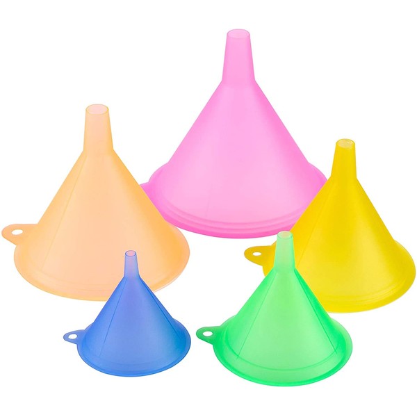 iSnuff Kitchen Funnel Set with 5 Sizes, Small to Large
