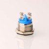 Gebildet 5pcs Momentary Push Button Screw Type terminals Stainless Steel