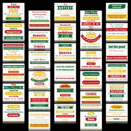 30 Pieces Black History Quote Bulletin Board Set Black Americans Accents Black History Month Classroom Home Civil Rights Quote Posters Cards