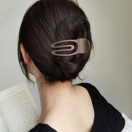 6PCS Flower Hair Claw Clips Non-Slip Matte Flower Hair Clips for Women Cute Hair Clips, Hawaiian Hair Flower Clip Large Plumeria Hair Clip Strong Hold Hair Claws Hair Accessories (6Pcs-Style B)