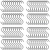 RHBLME 100 Pack S Hooks - 2.8 Inch Small Heavy