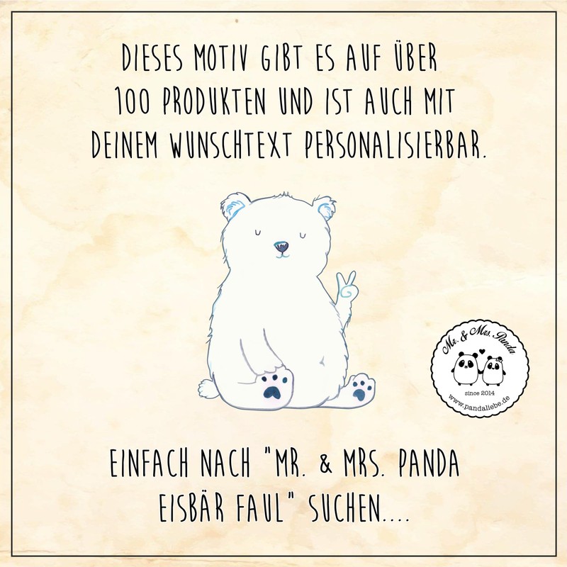 Mr. & Mrs. Panda 200 ml Water Glass Polar Bear