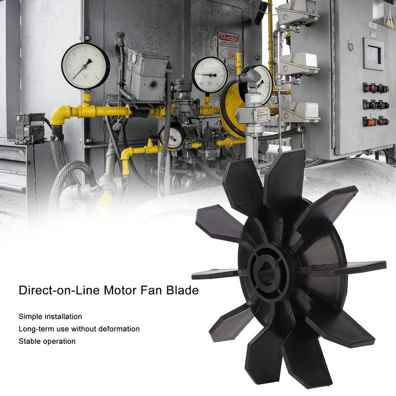 Fan Blades Replacement, 14mm Shaft 135mm Outer Diameter, Central Pneumatic
