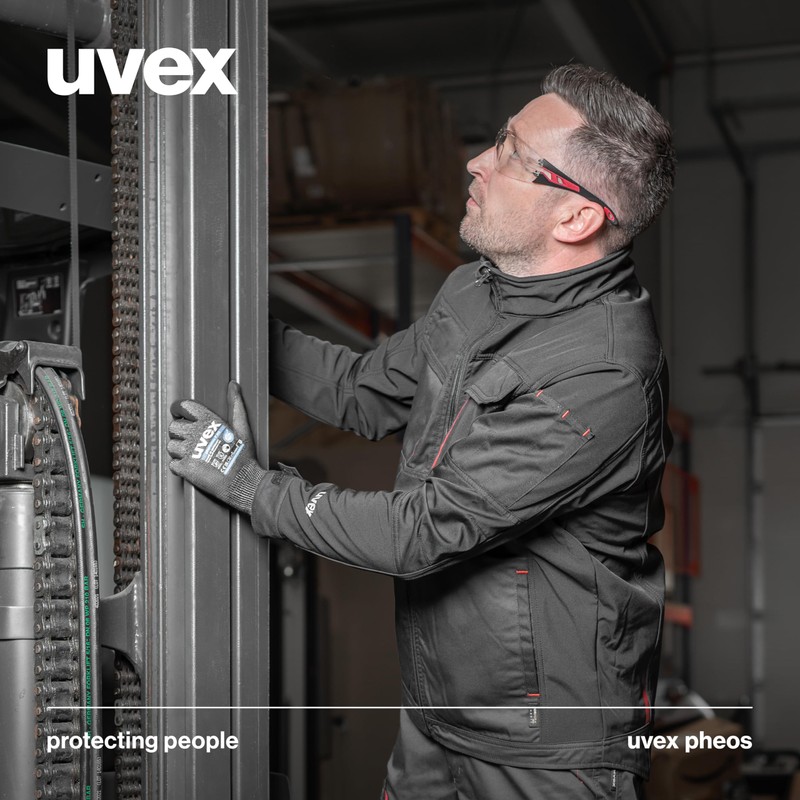 Uvex Pheos - Safety Glasses - Temple Glasses Supravision Excellence