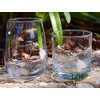 Hawaiian Islands Map - Stemless Wine Glasses Set of 2