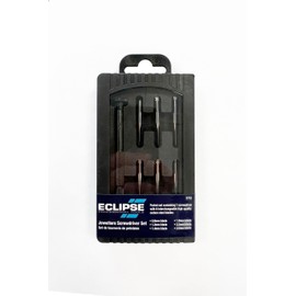 Eclipse 7772 Jewellers Screwdriver Set, Black