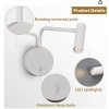 ZEROUNO Wall Mounted Reading Light for Bedroom LED Hardwired Sconce