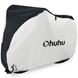 Ohuhu Bicycle Cover Cycle Cover Thick Made of 210d Ox fabric waterproof tear resistant security Windproof UV cut 20 in. Holds up to with Storage Bag