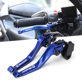 Modeer for CBR600RR 2003-2006 CBR954RR 2002-2003 Motorcycle Aluminum Shorty Brake Clutch Levers CBR 600 rr cbr954 rr Accessories (Blue)