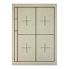 Calligraphy Underlay, Double-Sided Ruled, Beige, 4 Letters, 6 Letters, with