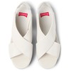 Camper Women's X-Strap Sandal Wedge, White 052, 7