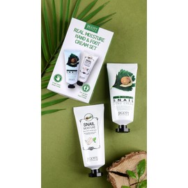 Jigott - Real Moisture Snail Hand & Foot Cream Set 3.4 FL OZ/100ml Each