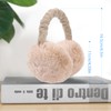 omitium Ear Warmers, Winter Ear Warmers, Foldable Adjustable Plush Earmuffs,