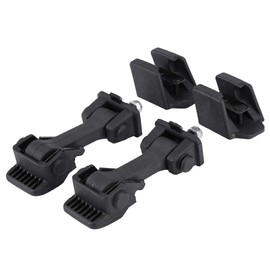 Qiilu Hood Latches Safety Latch Locking Hood Catch Kit Hood HoldDown Latch Pair for Jeep JK 2007-2016 55395653AF