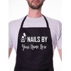 Print4U Customise This Apron Nails By Any Name Company Name
