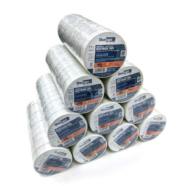 Shurtape 200783 EV 057C UL Listed Electrical Tape White 3/4in