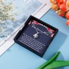 Long tiantian Bonus Mom Necklace Step Mom Gift Love Knot