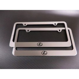 Automotive Capital warehouse 2 Brand New Lexus LOGO chrome METAL license plate frame