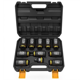 11-Piece 1/2" Drive Metric Impact Socket Set