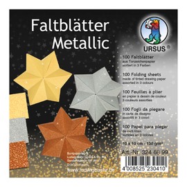 Ursus Folding Paper 100 Sheets Coloured Drawing Paper 130 g/m²
