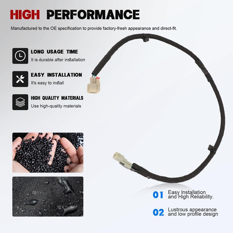 Lighting Bed Lamp Wiring Harness Rear Box for F150 2021