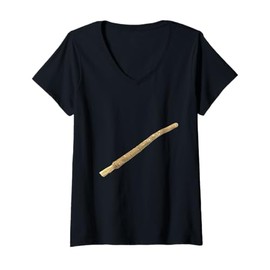 Womens Miswak Toothbrush Chewing Stick V-Neck T-Shirt