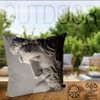 VOID Jesus Statue Antique Cushion Cover Polyester Waterproof Outdoor Indoor