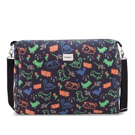 JYOKO Stroller Bag + Anchor (Large, 40 x 30 x 10, Happy Dino), Happy Dino.
