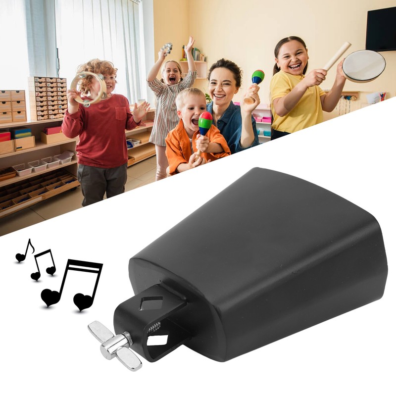 Cow Bells Instrument Metal High Durability Glossy Edge Wide Application