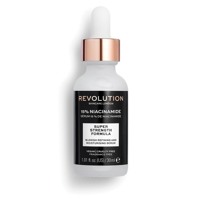 Revolution Skincare 15% Niacinamida Super Strength Fórmula purificación y suero