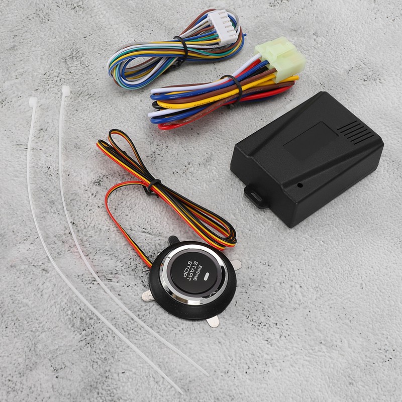 24V Universal Engine Stop Start Button Keyless Push Switch Remote