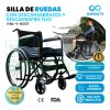 Infinity Silla De Ruedas Esmaltada Brazo Y Descansa Pies Fijo