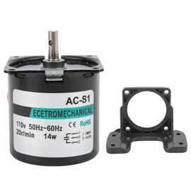 AC Synchronous Motor 14W Permanent Magnet 2Way High Torsion Central Shaft Bracket XD60KTYZ(20rpm/min AC110V)