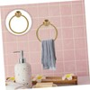 Gold Towel Ring Stainless Steel Bathroom Wall Mounted Towel Holder