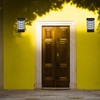 Solar Flame Wall Light Decorative LED Outdoor Wall Lamp IP65