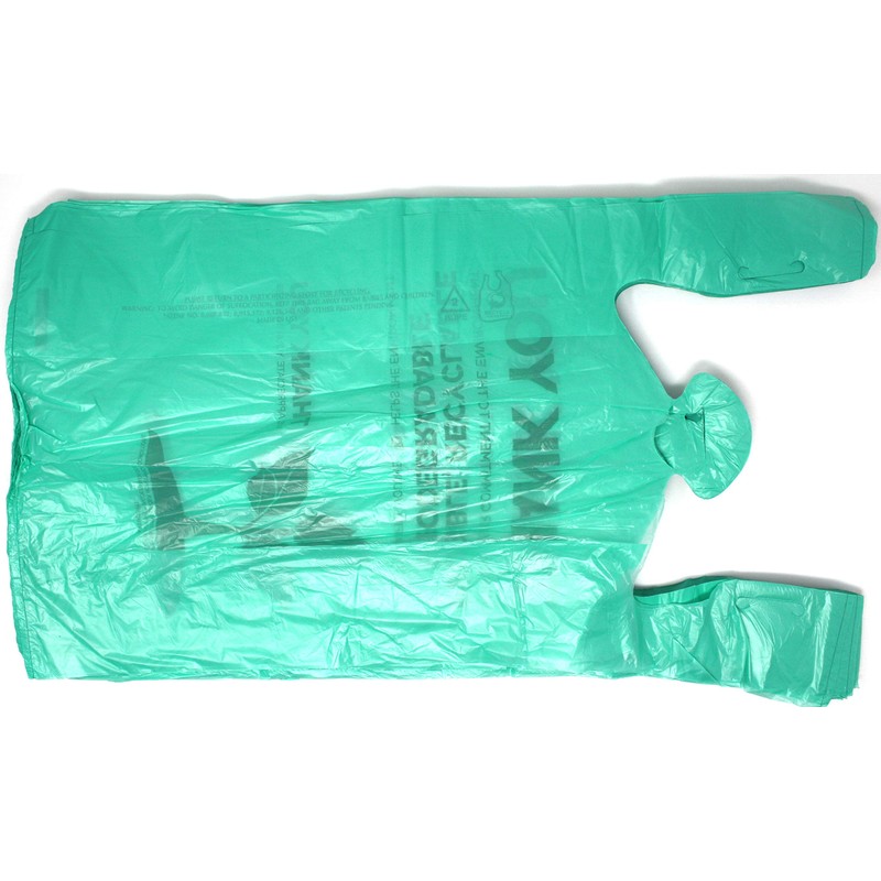 Biodegradable Plastic T Shirt Bags Thank you - 500/Pack
