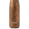 S'well 17oz Swell Teakwood Water Bottle New
