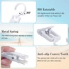 Pack of 20 Boot Clips Clothes Peg Hooks, Plastic Towel