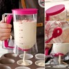 Pancake Batter Dispenser with Squeeze Handle - 4-Cup Measuring Dispenser