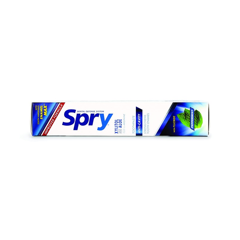 Spry Natural Xylitol Toothpaste 5oz for Adults and Kids with