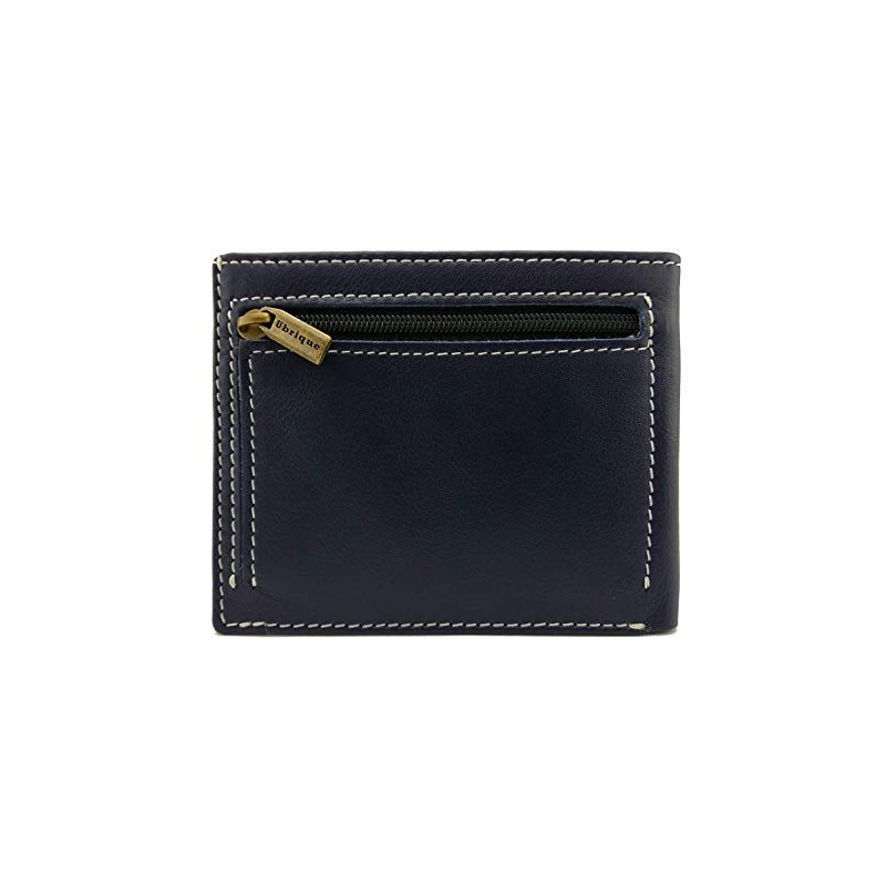 Piel Cabrera National Police Honors Blue Minimalist License Plate Wallet,