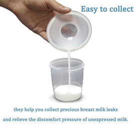 Breast Milk Leak Collection Shell Nursing Mom for Breastfeeding Nipple Cups