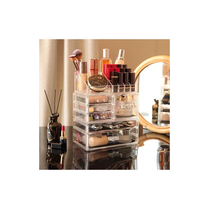 Cq Acrylic Estuche De Maquillaje Cq Acrylic