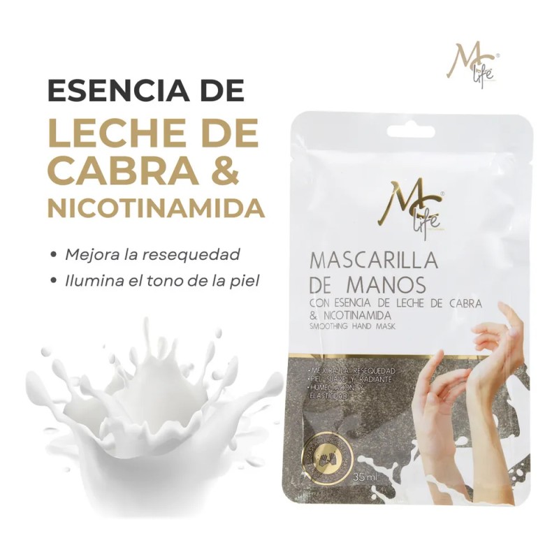 Exfoliante Manos Con Esencia De Leche, Hidratación. Mc Life