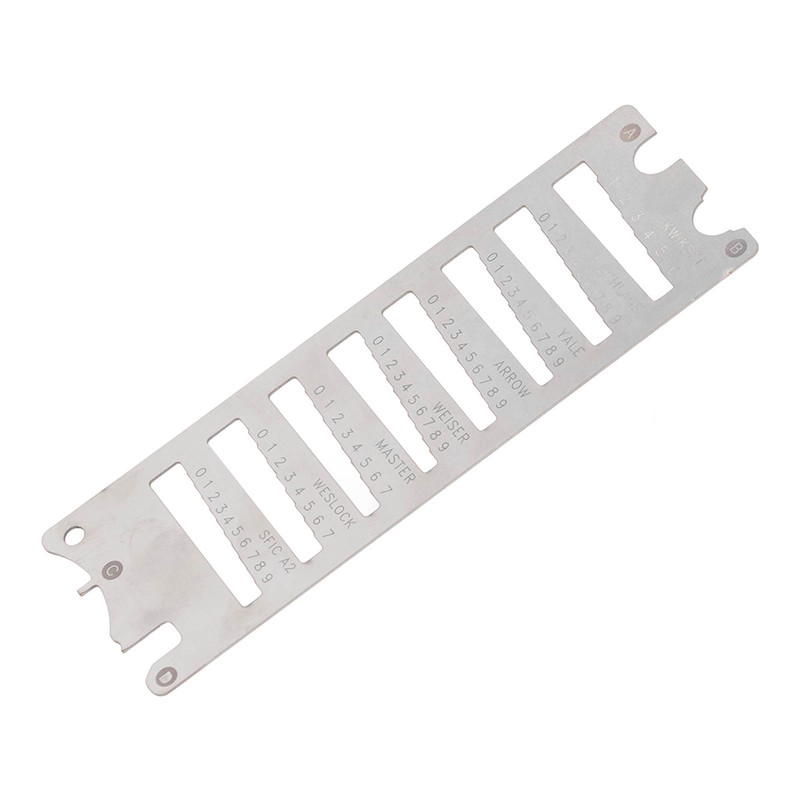 Key Decoder Spring Steel High Accuracy Portable Multifunctional 8 in