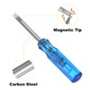QUARKZMAN 2pcs Mini V-Shaped Screwdriver V2 Magnetic V Head 45mm