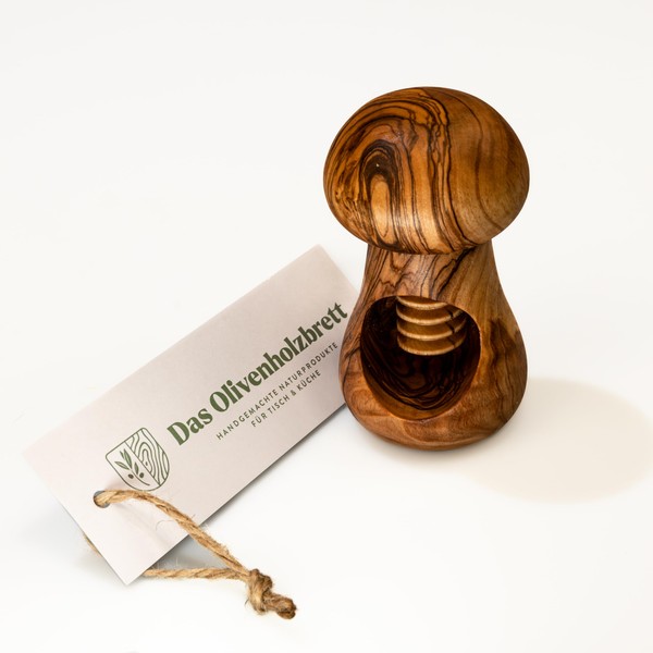 das Olivenholzbrett® Nutcracker with screw thread made of olive wood