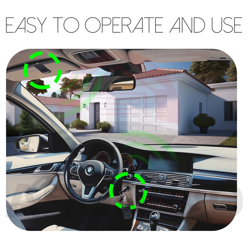 2X G3T-A G3T-R Intellicode Genie Garage Door Opener Remote, Auto-Seek