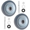 2-Pack Heavy Duty PU Caster Wheels with Bearings – Replacement