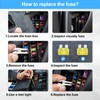 JOREST 120 PCS Car Fuses, For Car/Truck/Motorcycle (2A 3A 5A